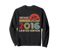 Vintage 2016 Limited Edition Retro Year Vintage Birthday Sudadera