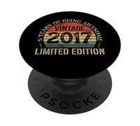Vintage 2017 Edición Limitada 9º Cumpleaños 9 Años PopSockets PopGrip Adhesivo