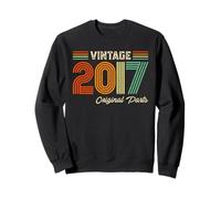 Vintage 2017 Original Parts Birthday 2017 Men Women Vintage Sudadera