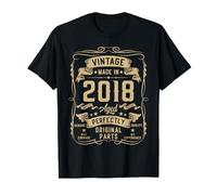 Vintage 2018 8yr 8th Birthday Gifts Boys Girls 8 Year Old Camiseta