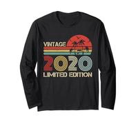 Vintage 2020 Limited Edition Retro Year Vintage Birthday Manga Larga