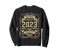 Vintage 2023 3yr 3rd Birthday Gifts Boys Girls 3 Year Old Sudadera