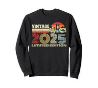 Vintage 2025 Classic Birthday 2025 Cassette Tape Vintage Sudadera