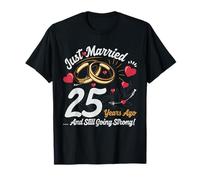 Vintage 25 years marriage anniversary Crew legends His/Her Camiseta