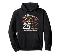 Vintage 25 years marriage anniversary Crew legends His/Her Sudadera con Capucha