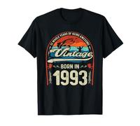 Vintage 33 Cumpleaños 33 Amantes de la Pesca de un año Nacidos 1993 Camiseta