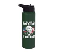 Vintage 4th Of July Its Only Treason If You Lose Stainless Steel Insulated Water Bottle