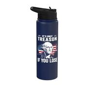 Vintage 4th Of July Its Only Treason If You Lose Stainless Steel Insulated Water Bottle