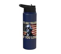 Vintage 4th Of July Its Only Treason If You Lose Stainless Steel Insulated Water Bottle