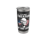 Vintage 4th Of July Its Only Treason If You Lose Vaso térmico de acero inoxidable de doble pared