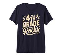 Vintage 4to Grado Rocks Maestro Último Día Futuro Heroes Coro Camiseta Premium