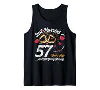 Vintage 57 years marriage anniversary Crew legends His/Her Camiseta sin Mangas
