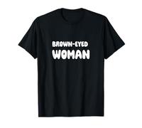 Vintage 70s Brown-Eyed Mujer Camiseta