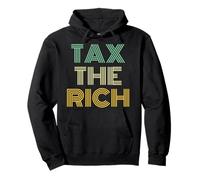 Vintage 70s Font & Colors: Tax The Rich Sudadera con Capucha