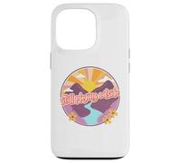 Vintage 70s Illustration Hiker Camper Nature Lover Carcasa para iPhone 13 Pro