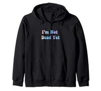 Vintage 70s I'm Not Dead Todavía Sudadera con Capucha