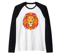 Vintage 70s Leo Astrología Boho León Moda Verano Camiseta Manga Raglan