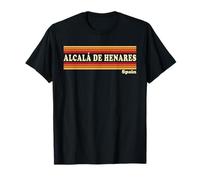 Vintage 80s Alcalá de Henares España Retro Gráfico Camiseta
