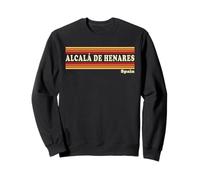 Vintage 80s Alcalá de Henares España Retro Gráfico Sudadera