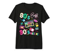 Vintage 80s Baby 90s Made Me Retro 1980 Nostalgia 90s Camiseta Premium