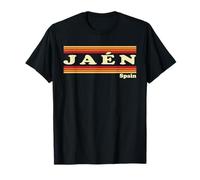 Vintage 80s Jaen España Retro Gráfico Camiseta