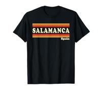 Vintage 80s Salamanca España Retro Gráfico Camiseta
