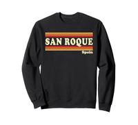 Vintage 80s San Roque España Retro Gráfico Sudadera