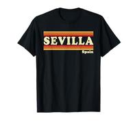 Vintage 80s Sevilla España Retro Gráfico Camiseta