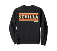 Vintage 80s Sevilla España Retro Gráfico Sudadera