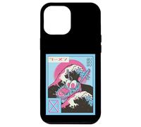 Vintage 80s Vaporwave Ramen Waves Great Wave Off Kanagawa Carcasa para iPhone 12 Pro Max