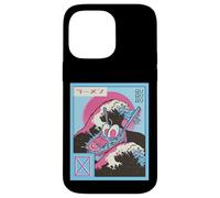 Vintage 80s Vaporwave Ramen Waves Great Wave Off Kanagawa Carcasa para iPhone 14 Pro Max