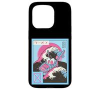 Vintage 80s Vaporwave Ramen Waves Great Wave Off Kanagawa Carcasa para iPhone 15 Pro
