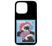 Vintage 80s Vaporwave Ramen Waves Great Wave Off Kanagawa Carcasa para iPhone 15 Pro Max