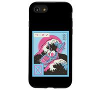 Vintage 80s Vaporwave Ramen Waves Great Wave Off Kanagawa Carcasa para iPhone SE (2020) / 7 / 8