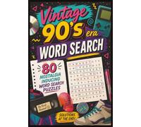 Vintage 90’s era Word Search: Remember cassette tapes and arcade games ? This Word Search Puzzle Book is for you | 6x9 Inches, 120 Pages | 80 Puzzles (A Warm Dose of Americana)