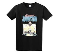 Vintage 90S Style Daniel Johnston Tribute Design Graphic tee Unisex 100% Cotton Short-Sleeve T-Shirts Black XXL