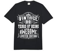 Vintage 99 Years of Being Awesome Edición Limitada Comfort Colors Adult Heavyweight T-Shirt