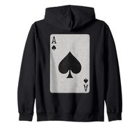 Vintage Ace Spade Classic Poker Card Sudadera con Capucha