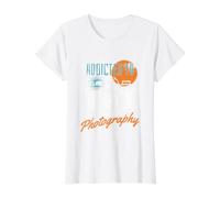Vintage Adicto a la Fotografía Amantes de la Cámara Fotógrafo Camiseta gráfica económica, Mujer, Blanco, L