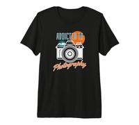 Vintage Adicto a la Fotografía Amantes de la Cámara Fotógrafo Camiseta Premium