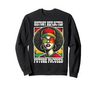Vintage africano reina sin disculpas audaz hermosa mujer Sudadera