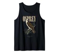 Vintage Águila pescadora Observación de Aves Arte Naturaleza Amor Camiseta sin Mangas