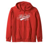 Vintage Alabama Script Swoosh Classic State Pride Sudadera con Capucha