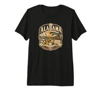 Vintage Alabama Sweet Southern Roots Music Camiseta Premium