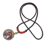 Vintage Alloy Plating Pendant Necklace Women Lightweight Religious Charm Decorative Keychain Jewelry for Exquisite Present