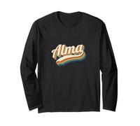 Vintage Alma Nombre Personalizado Alma Manga Larga