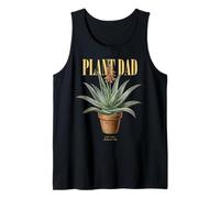 Vintage Aloe Vera Planta Papá Naturaleza Flora Jardinero Camiseta sin Mangas