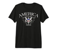 Vintage America 250 años de Freedom Eagle Camiseta Premium