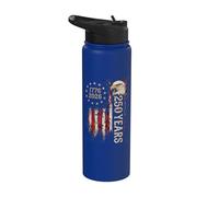 Vintage America 250 Years 1776 2026 Eagle Flag USA Stainless Steel Insulated Water Bottle