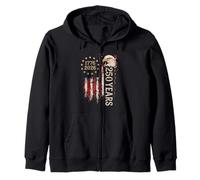 Vintage America 250 Years 1776 2026 Eagle Flag USA Sudadera con Capucha